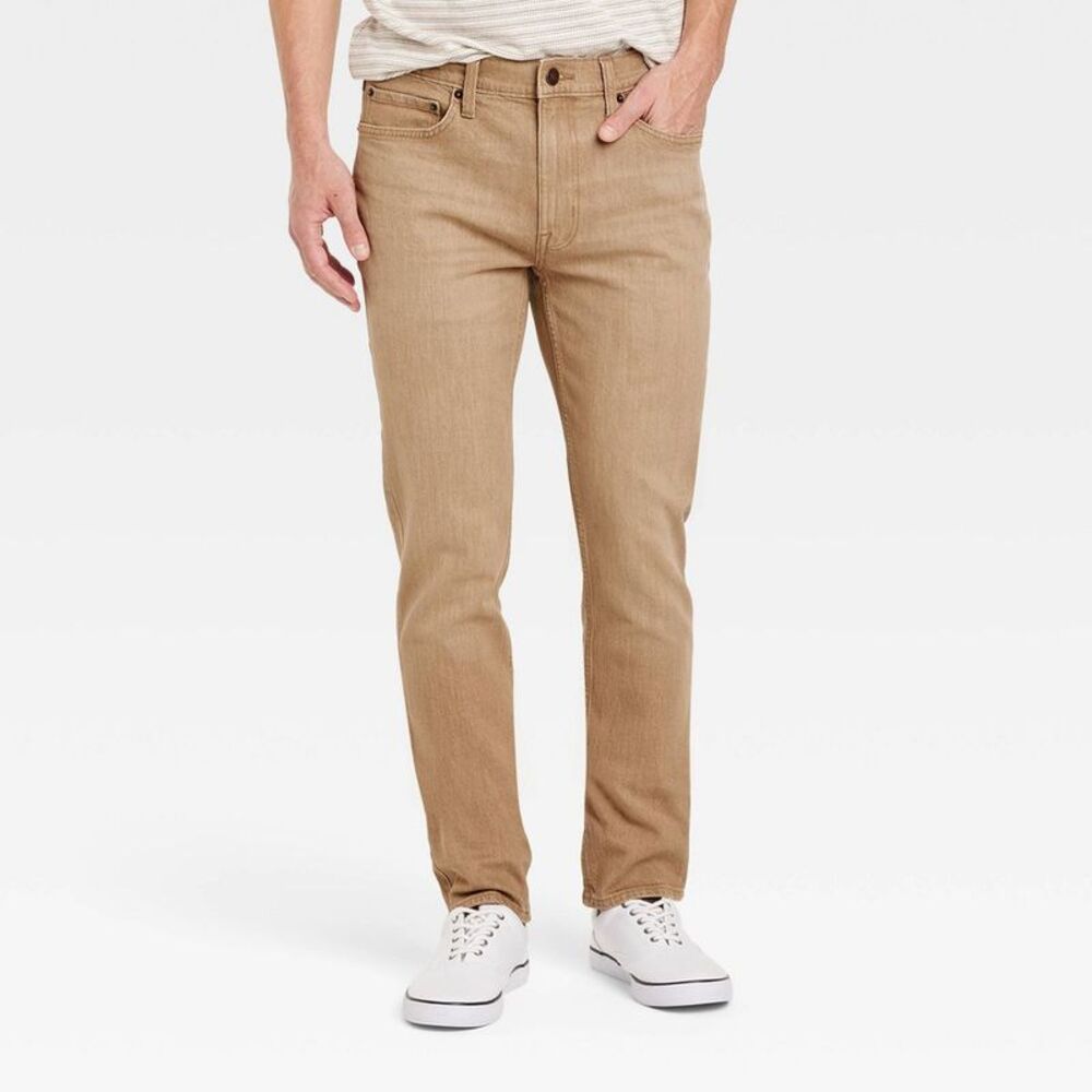 Goodfellow & Co - Men's Slim Fit Jeans - Goodfellow & Co Khaki 30x32 Beige